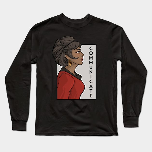 Communicate Long Sleeve T-Shirt by KHallion